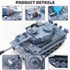 QuirkyGlee Remote Control Tank 1/18 Scale German Tiger RC Tank
