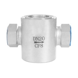 3/4" NPT Stainless Steel Water Flow Indicator, 362Psi 2.5MPa w/ 8-Impeller