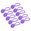 MECCANIXITY Magnetic Cable Clips 4.3 Inch x 0.6 Inch Purple