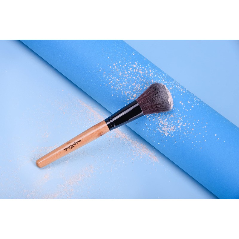 Maquillali Set profesional de 24 piezas brochas para maquillaje (Madera