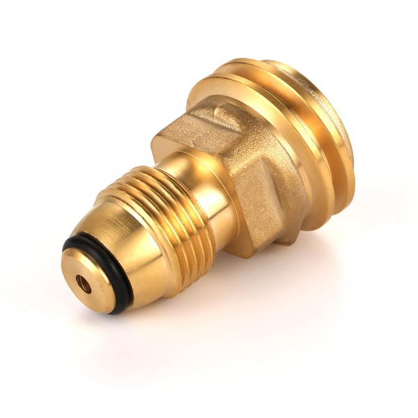 NQEUEPN POL to QCC1 Propane Tank Adapter, Converts POL LP
