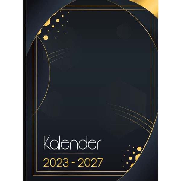2023-2027: 60-Monats-5-Jahres-Planer, Januar 2023 - Dezember 2023.