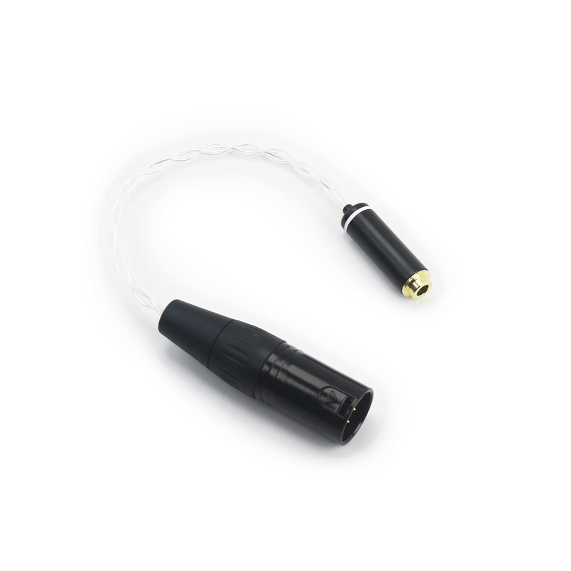 HansnBy 4 Pin XLR Male to 4.4mm Balanced 8 Core