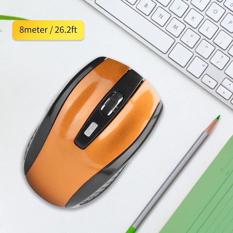 2.4G Office Mouse, Wireless Mouse Slim Silent Mouse with USB