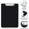 Clipboard, A4 Plastic Clipboards with Retractable Hooks, Standard A4 Letter