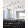 FEMILA 43" Track Light, Brushed Nickel LED Track Lighting Fixtures