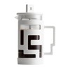 French Press Pot Maze Shell Design Glass Press Pot Press