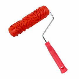 Nichiyo 7'' Texture Roller DIY Decorative Art Pattern Paint Roller Rubber Roller for Walls, Furnitures and Floors Decoration(EG075T)