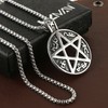 HZMAN Supernatural Devils Trap Symbol Sigil Stainless Steel Pendant Necklace