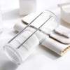 Cotton Pad Organizer, Transparent Round Make Up Cotton Pad Puff