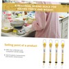 Gatuida 4Pcs Spring Balance Dynamometer Hook Scale Tubular Newton Force