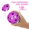 Spunspon 6 Pack Pickleball Balls, 40 Holes Outdoor Pickleballs, High