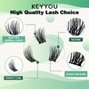 Lash Clusters 96pcs Individual Lashes Y08 D Curl 14mm Cluster