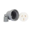 HPM 15A Extension Lead Socket, Grey