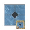Home Dynamix 23057 Dynamix Vinyl Tile, 12 by 12-Inch, Blue, Box of 20