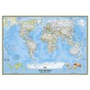 National Geographic: World Classic Wall Map - Laminated (43.5 x 30.5 inches) (National Geographic Reference Map)