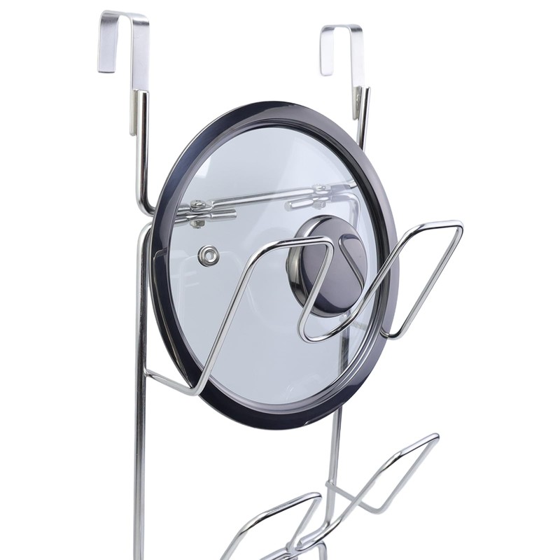 Pastlla 4 Tier Lid Organizer - No Drilling Wall Mounted