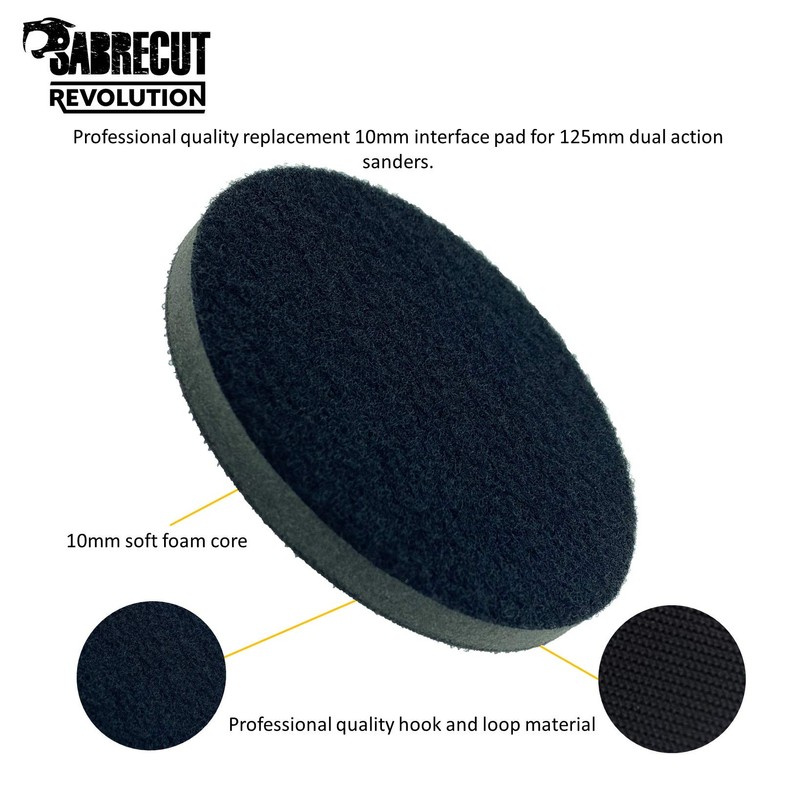 1 x SabreCut OSSCIP003 125mm Soft Density Interface Pad for