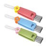 3 Pcs 3-in-1 Cup Lid Crevice Cleaning Brush, Portable Multifunctional
