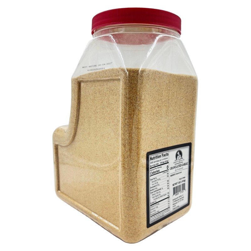 Chef's Quality Granulated Garlic 7 LB