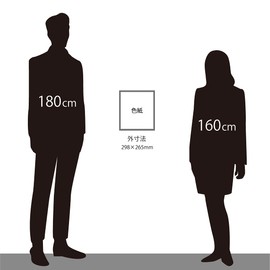 Daigaku Colored Paper Frame BC-300 8 x 9 Inches, White, Includes Stand, UV Protection Acrylic