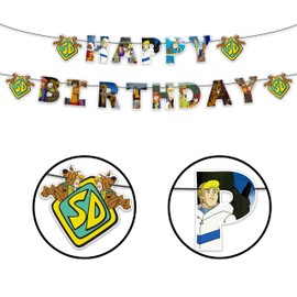 Scoby do Happy birthday banner - Birthday Decorations.