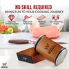 WINCIAL Rolling Knife Sharpener – Professional 15° Angle Manual Sharpener