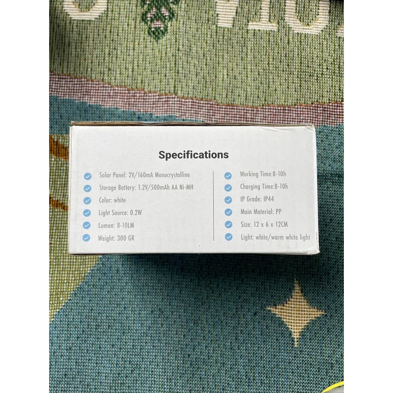 Boundery SkyGlo Ledge Light Solar Powered LED Light Outdoor Weatherproof