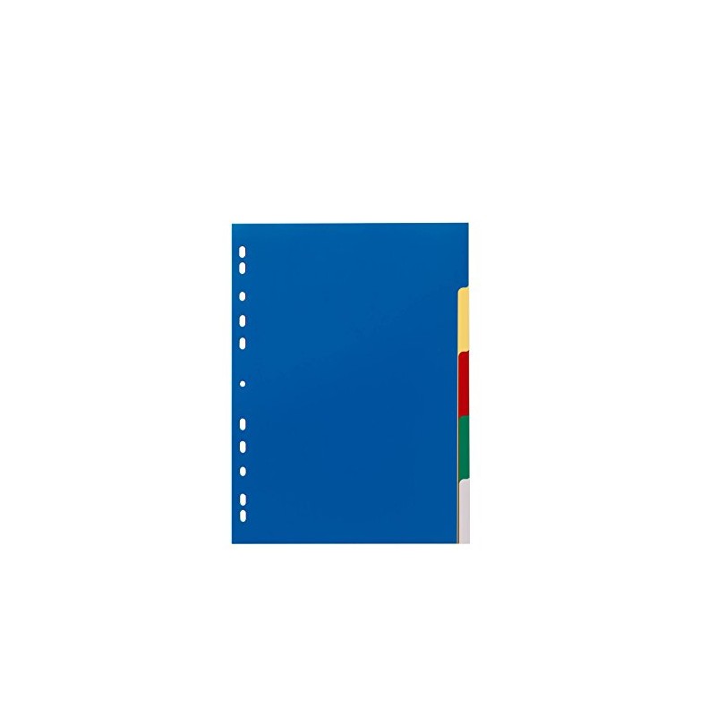 Durable Index with Coloured Tabs, 5 – TAB Index (5,