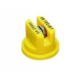 TeeJet XR11002VS Extended Range Spray Tip, 0.12-0.24 GPM, 20-60 psi, Stainless Steel - Yellow