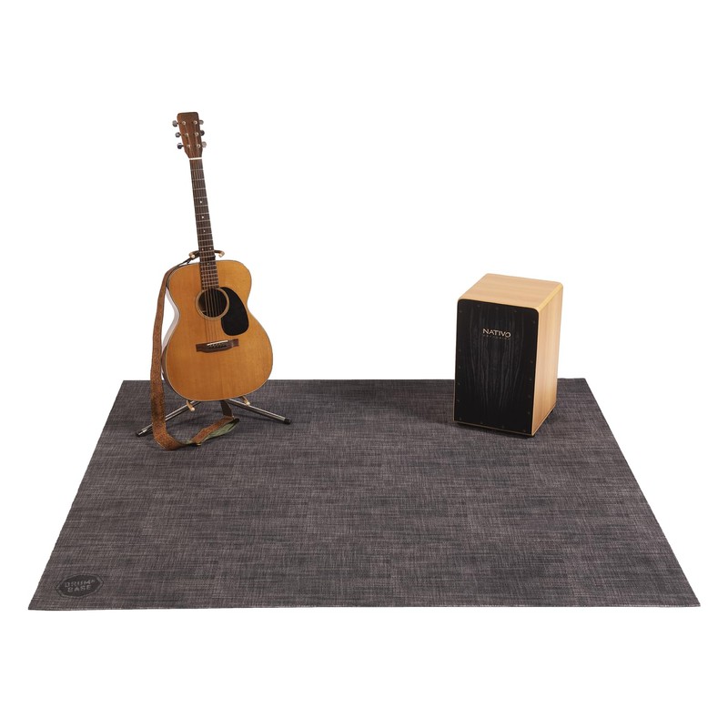DRUMnBASE Woven Style Stage Rug VP185-BBL Back in Black 6'