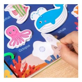 Kit 4, Libro De Actividades Montessori Busy Book Para Niños                                                                                           