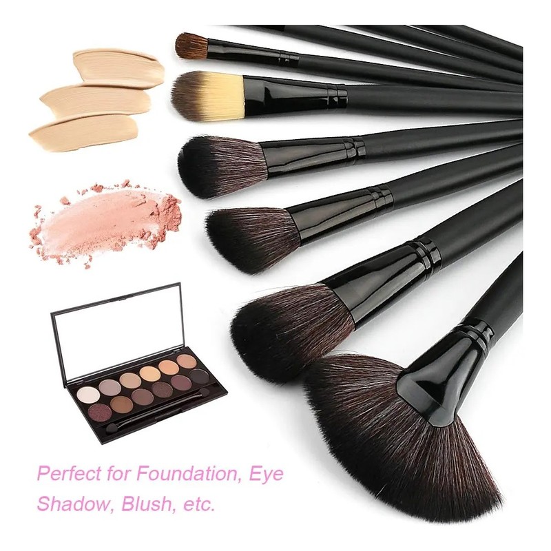 Brochas Pincel De Maquillaje Kit 32 Pcs Profesional Bolsa