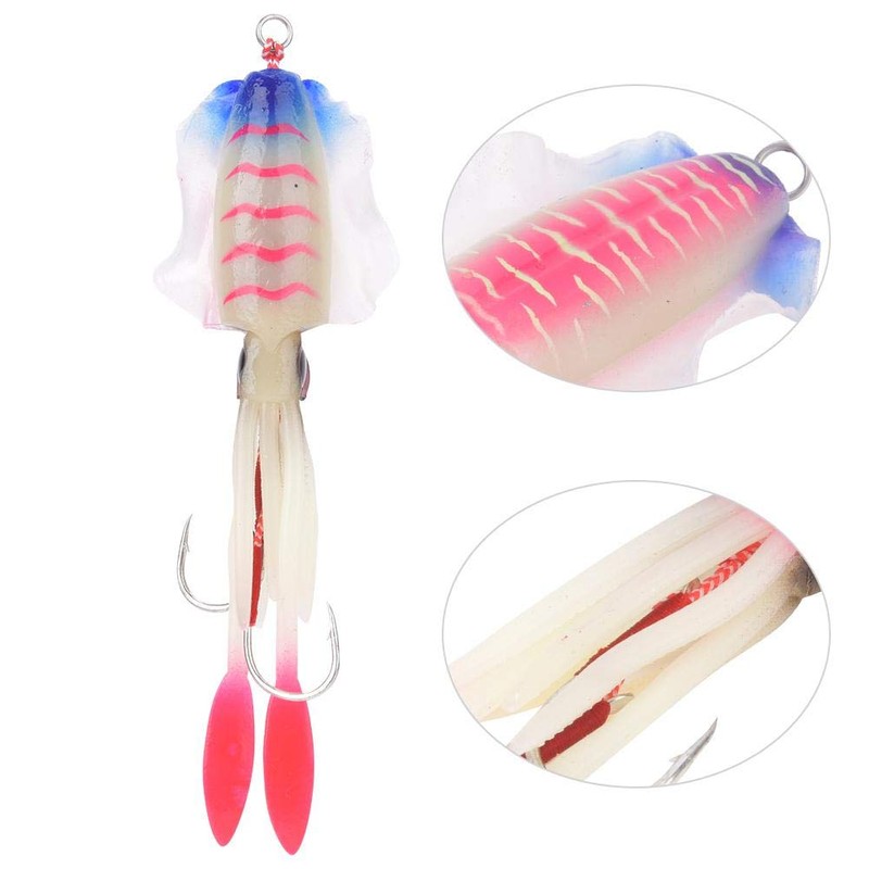 Jarchii 3D Eyes Squid Fishing Lures 6" / 60g (Pack