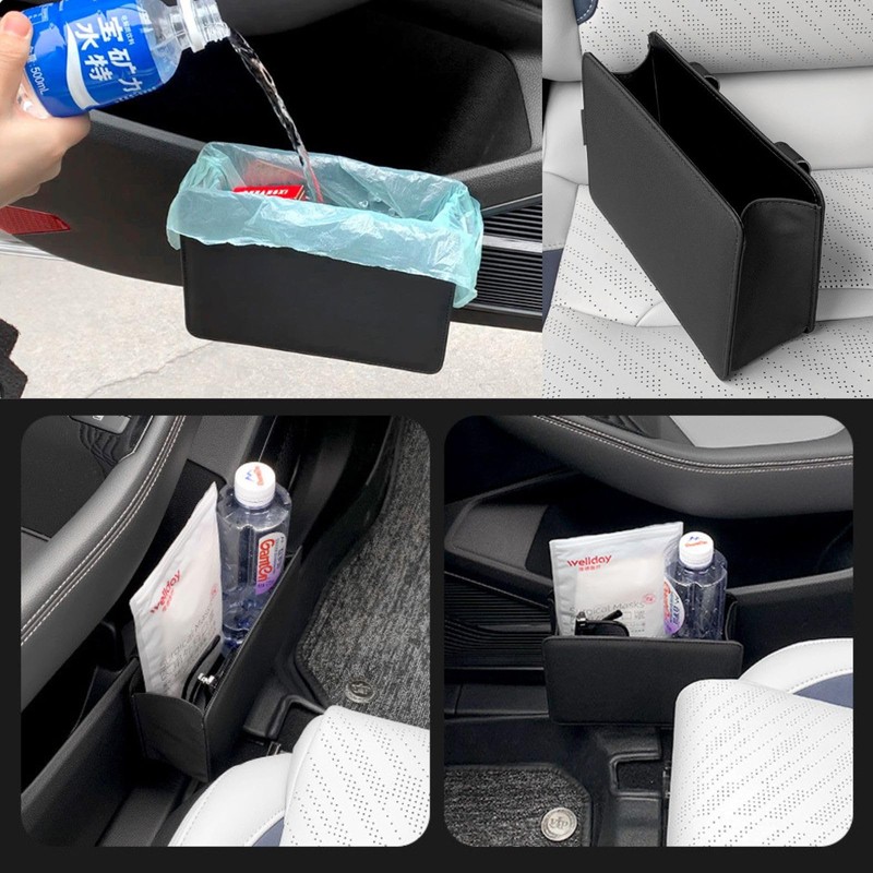 geneX Car Trash Can, Car Storage Case, Multi-functional Car Trash