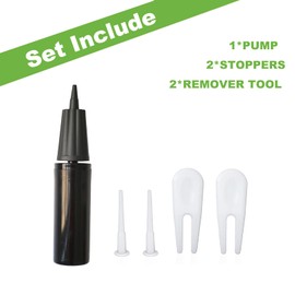 Hand Air Pump,Two-Way Hand Yoga Ball Pump, 9 Inch Double Action Hand Pump Inflator for Exercise Balls, Swimming Ring,Balloons and Inflatable Balls