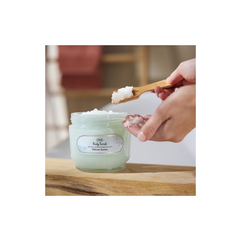 SABON Body Scrub, 11.3 oz (320 g), Delicate Jasmine