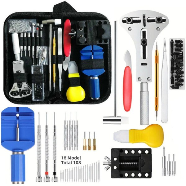 Unbranded 147 pcs Watch Repair Kit Watchmaker Back Case Remover