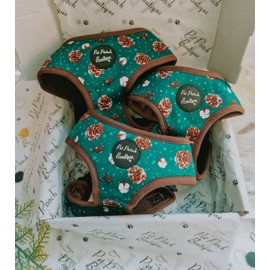 Forest Fir Cone Dog Harness XS