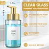 RYTOXILO Foaming Soap Dispenser, 10 oz/300ml Gold Soap Dispenser, 2