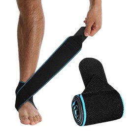 QJIBOVM Ankle Support Brace Adjustable Ankle Brace Wrap Strap for Sports Protect Plantar Fasciitis Achilles tendonitis Ligament damage Injury Recovery One Size for Men Women