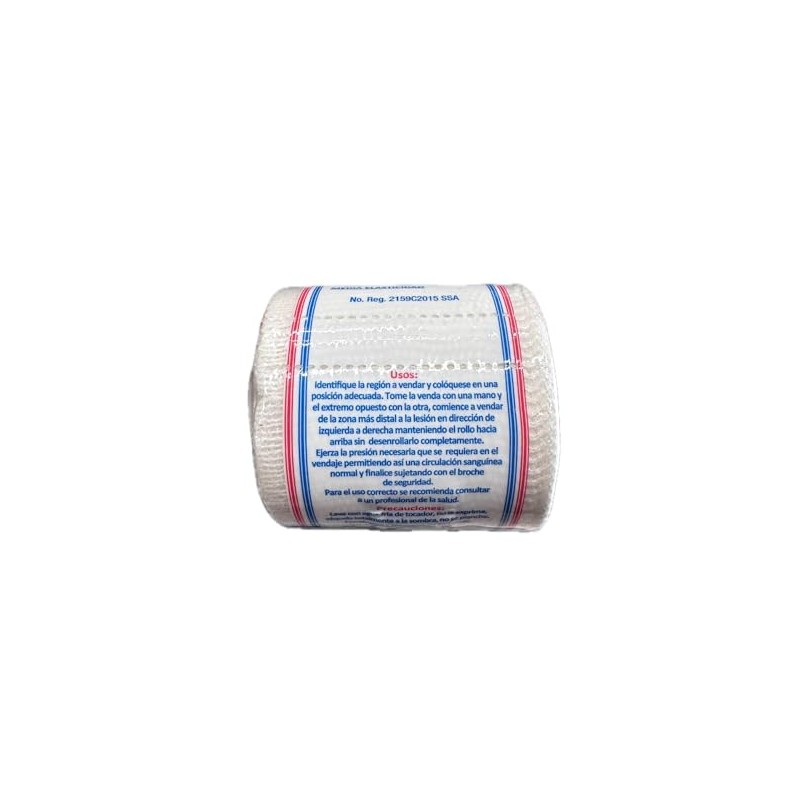 DIBAR Venda Elástica de Tejido Plano de Algodón, 5 cm