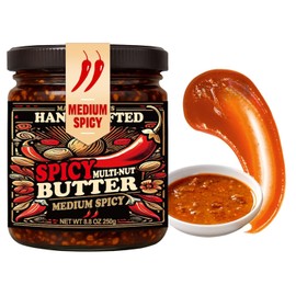 NÜLIFE Smooth Sichuan Chili Sauce with Nut Butter – Creamy Sichuan-Style Chili Oil with Cashew, Walnut, Peanut, Sesame, Sunflower Seed – Vegan, Gluten-Free, Medium Heat – 8.8 oz