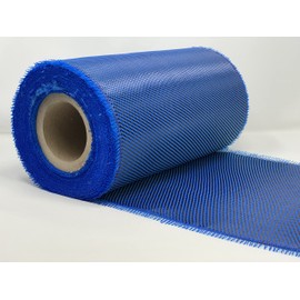 12" x 5FT Twill Weave Color Carbon Fiber Resin Kit (12", Blue, 3)