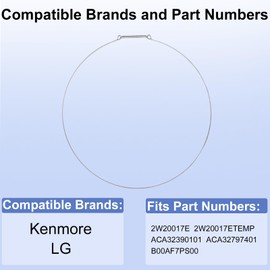 Dinghosen 2W20017E Washer Front Door Boot Spring Clamp for Kenmore and LG Electronics for WM2050CW WM2101HW WM2250CW WM2501HVA, Washing Machine Door Boot Seal Retaining Ring