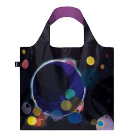 LOQI WK.SC WASSILY KANDINSKY New Several Circles Recycled Bag, Black