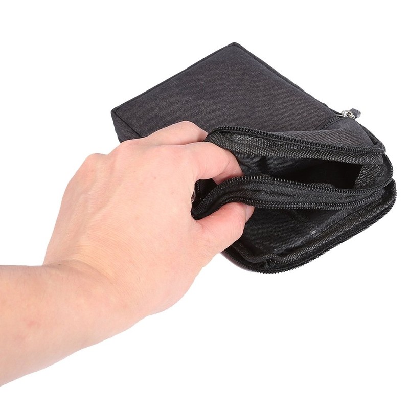 DFVmobile - Universal Multi-Functional Vertical Stripes Pouch Bag Case Zipper