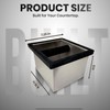 Rattleware Heavy-Duty Stainless Steel Knock Box Espresso Puck Disposal with