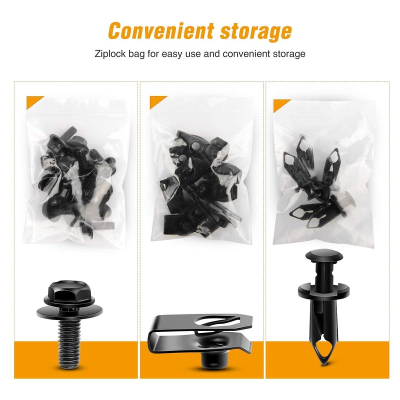 GOOACC GRC-70 35PCS Engine Under Cover Splash Shield Guard Body