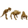OnHoliday Set of Three Mini Dinosaurs T-Rex Triceratops Dimetrodon Hanging